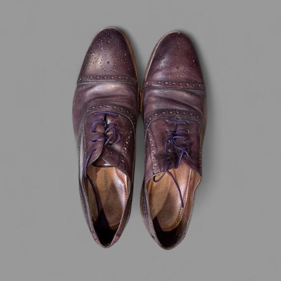 Johnston murphy embellished mens brown dress shoes size 13m main image 6